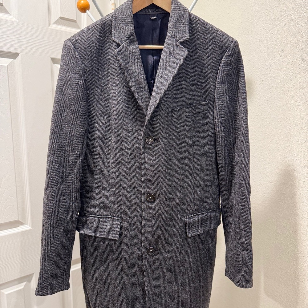 J. Crew Ludlow Scottish Tweed Topcoat